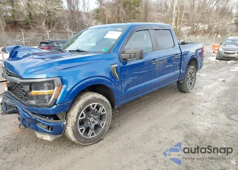 2024 Ford F-150 Stx from USA, damaged, VIN 1FTEW2LP4RKD23817